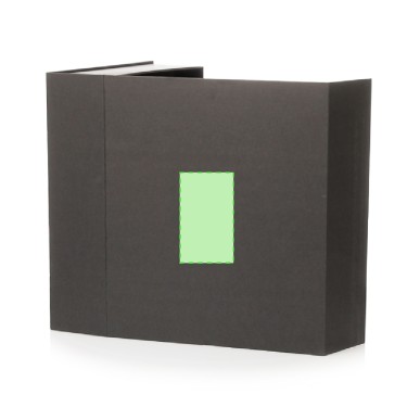 Halderan - Thermoskanne Rostfreier Stahl/ Bambus, 640 ml. Notizblock P