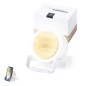 Sadow - 12 Leds. 3 Modes de Lumière. Lumière à Intensité Réglable. Haut-Parleurs Connexion Bluetooth. Puissance Sonore 3W. Batte Sadow - 12 Leds. 3 Modes de Lumière. Lumière à Intensité Réglable. Haut-Parleurs Connexion Bluetooth. Puissance Sonore 3W. Batte