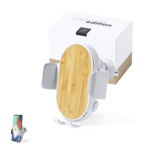Yango - Sans Fil 15W. Ajustable | Paille de Blé/ ABS/ Bambou
