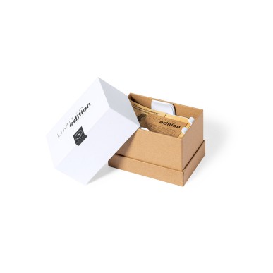 Yaben - Sans Fil 15W. Ajustable | Paille de Blé/ ABS/ Bambou