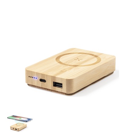 Dobson - Sans Fil 15W. Magnétique. 5000 mAh. Sortie USB. Sortie et Ent