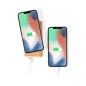 Limerick - Drahtlos 15W. 8000 mAh. USB Ausgang. Typ C Ausgänge und Eingang | Kork/ Weizenstroh/ ABS