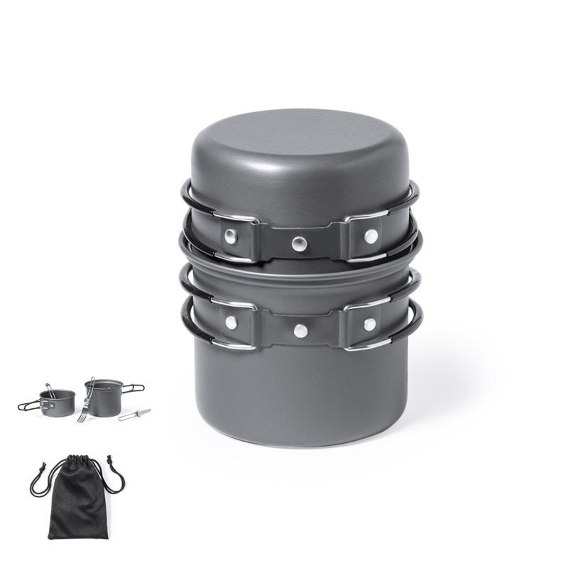 Sondic - 5 Accessoires. Étui Polyester RPET | Acier Inox/ Aluminium