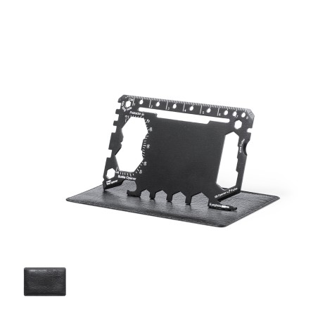 Frest - 17 Funktionen. PU Etui | Rostfreier Stahl