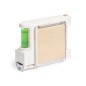 Sanwel 3m - 12 Notes Adhésives 4,5 x 4,5 cm. Avec Frein et Clip. Stylo Incluse | Paille de Blé/ ABS Sanwel 3m - 12 Notes Adhésives 4,5 x 4,5 cm. Avec Frein et Clip. Stylo Incluse | Paille de Blé/ ABS