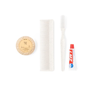 Essential Kit - Peigne Paille de Blé/ PP. Brosse à Dents Paille de Blé