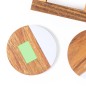 Derrol - 2 Pièces | Bois/ Extrait Marbre