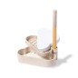Lezo - 80 Feuilles. Fleurs Sauvages. Stylet Bille Bambou Incluse | Paille de Blé/ ABS