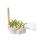 Lezo - 80 Feuilles. Fleurs Sauvages. Stylet Bille Bambou Incluse | Paille de Blé/ ABS