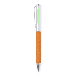 Vincen - Stylo et Roller. Recharge Jumbo | Cuir Recyclé/ Métal