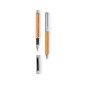 Vincen - Stylo et Roller. Recharge Jumbo | Cuir Recyclé/ Métal