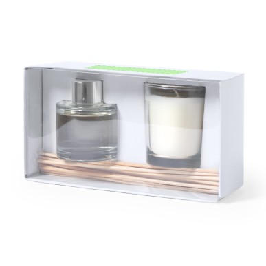 Hanks - Diffuseur Aromatique Verre Arôme Jasmin 50 ml. Bougie Verre Ar