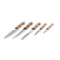 Wheeler - 5 Pièces | Acier Inox/ Bois