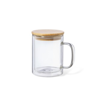 Laik - 370 ml | Verre Borosilicate/ Bambou