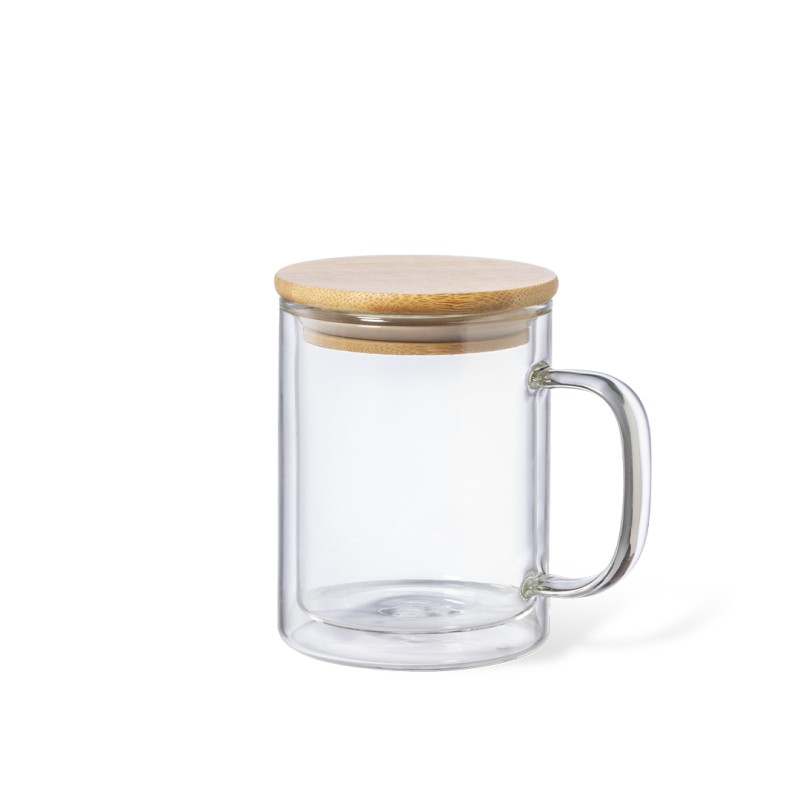 Laik - 370 ml | Verre Borosilicate/ Bambou
