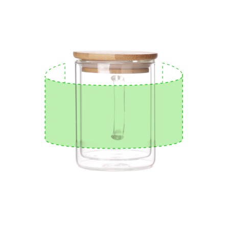 Laik - 370 ml | Verre Borosilicate/ Bambou