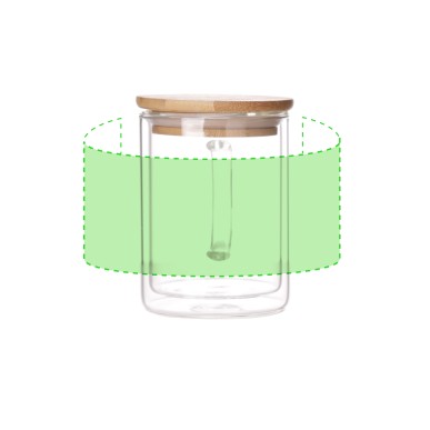 Laik - 370 ml | Verre Borosilicate/ Bambou