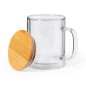 Laik - 370 ml | Verre Borosilicate/ Bambou