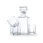 Rockwel - Décanteur 1 L. 4 Verres 200 ml | Verre Rockwel - Décanteur 1 L. 4 Verres 200 ml | Verre