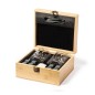 Steger - 2 Trinkbecher Glas 320 ml. 8 Eiswürfel Naturstein Wiederverwendbar. Rostfreier Stahl Zange. Baumwolle Etui | Bambus Steger - 2 Trinkbecher Glas 320 ml. 8 Eiswürfel Naturstein Wiederverwendbar. Rostfreier Stahl Zange. Baumwolle Etui | Bambus