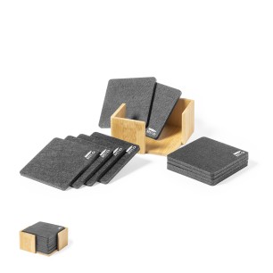 Sanly - 10 Stück | Bambus/ Filz RPET