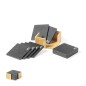 Sanly - 10 Pièces | Bambou/ Feutrine RPET Sanly - 10 Pièces | Bambou/ Feutrine RPET