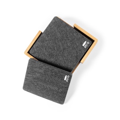 Sanly - 10 Pièces | Bambou/ Feutrine RPET