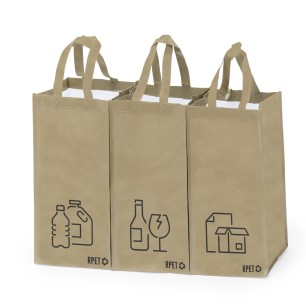 Stuggar - 3 Sacs 23 x 45 x 23 cm | Polyester RPET Laminé