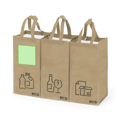 Stuggar - 3 Sacs 23 x 45 x 23 cm | Polyester RPET Laminé