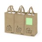 Stuggar - 3 Sacs 23 x 45 x 23 cm | Polyester RPET Laminé