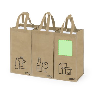 Stuggar - 3 Sacs 23 x 45 x 23 cm | Polyester RPET Laminé