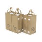 Stuggar - 3 Sacs 23 x 45 x 23 cm | Polyester RPET Laminé