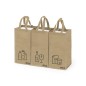 Stuggar - 3 Sacs 23 x 45 x 23 cm | Polyester RPET Laminé