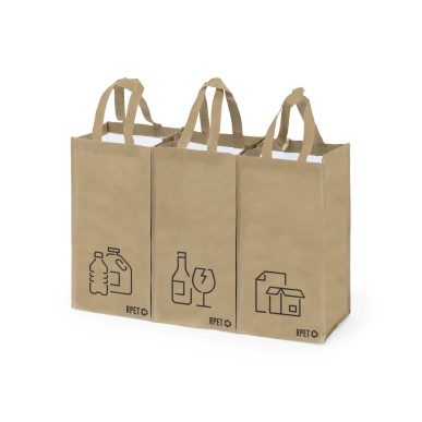 Stuggar - 3 Sacs 23 x 45 x 23 cm | Polyester RPET Laminé