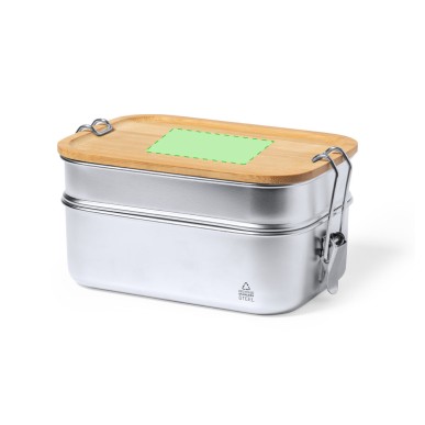 Vickers - 2 Compartiments 340 et 600 ml. Fermeture Sécurité | Acier In