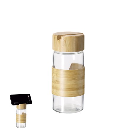 Nowsly - 450 ml | Glas/ Bambus