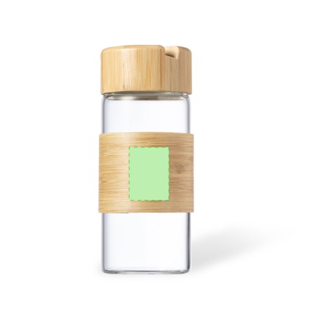 Nowsly - 450 ml | Glas/ Bambus