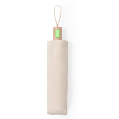 Nouka - 23". Holz Griff. Pongee Etui | Pongee 190T. Metall Rippen