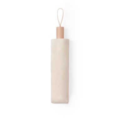 Nouka - 23". Holz Griff. Pongee Etui | Pongee 190T. Metall Rippen
