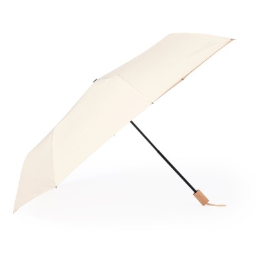 Nouka - 23". Holz Griff. Pongee Etui | Pongee 190T. Metall Rippen