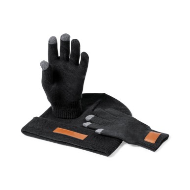 Prasan - Hut und Touchpad Handschuhe. Einheitsgrösse. Erwachsene | Acr