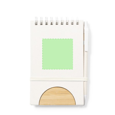 Minnak - Couverture Rigide. 80 Feuilles. Stylo Cartons de Lait Recyclés Incluses | Cartons de Lait Recyclés/ Bambou