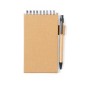 Phesux - Bloc 30 Feuilles. 25 Notes Adhésives 7,5 x 7,5 cm. 125 Mini Notes Adhésives 1,2 x 4,5 cm. Stylo Carton Recyclé Incluse 