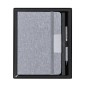 Wendam - Bloc Notes Couverture Rigide. 100 Feuilles. Stylo Incluse | Polyester 300D RPET/ Métal