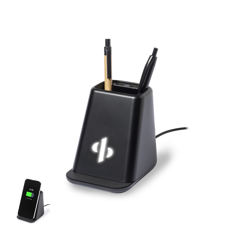 Eddar - Led Lichter. Drahtlos Ladegerät 15W. 2 USB Ausgänge