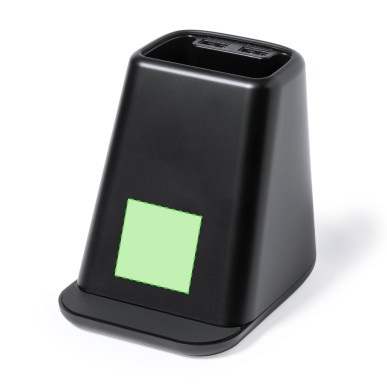 Eddar - Led Lichter. Drahtlos Ladegerät 15W. 2 USB Ausgänge