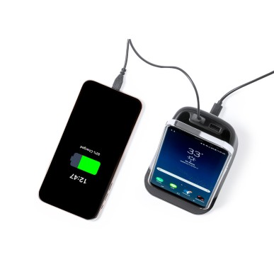 Eddar - Led Lichter. Drahtlos Ladegerät 15W. 2 USB Ausgänge