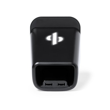 Eddar - Led Lichter. Drahtlos Ladegerät 15W. 2 USB Ausgänge