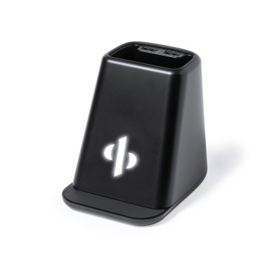 Eddar - Led Lichter. Drahtlos Ladegerät 15W. 2 USB Ausgänge