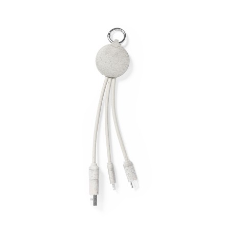 Dumof - Connexion Micro USB, Type C et Lightning 5V DC 2.4A | Paille d